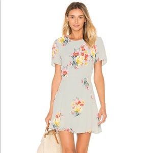 Privacy Please Henson Dress in Mint Floral